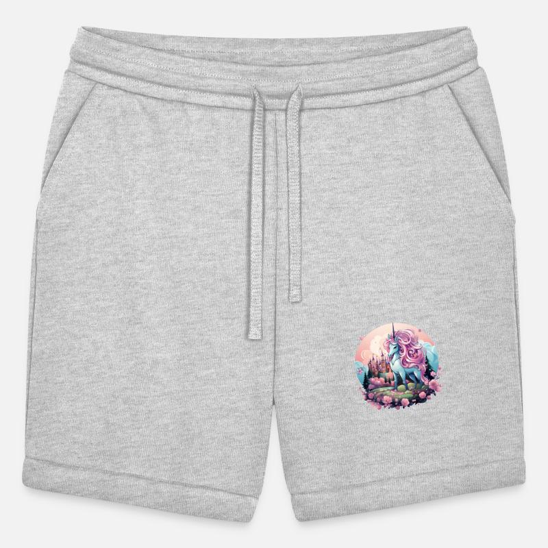 A cute unicorn scene with a smiling unicorn