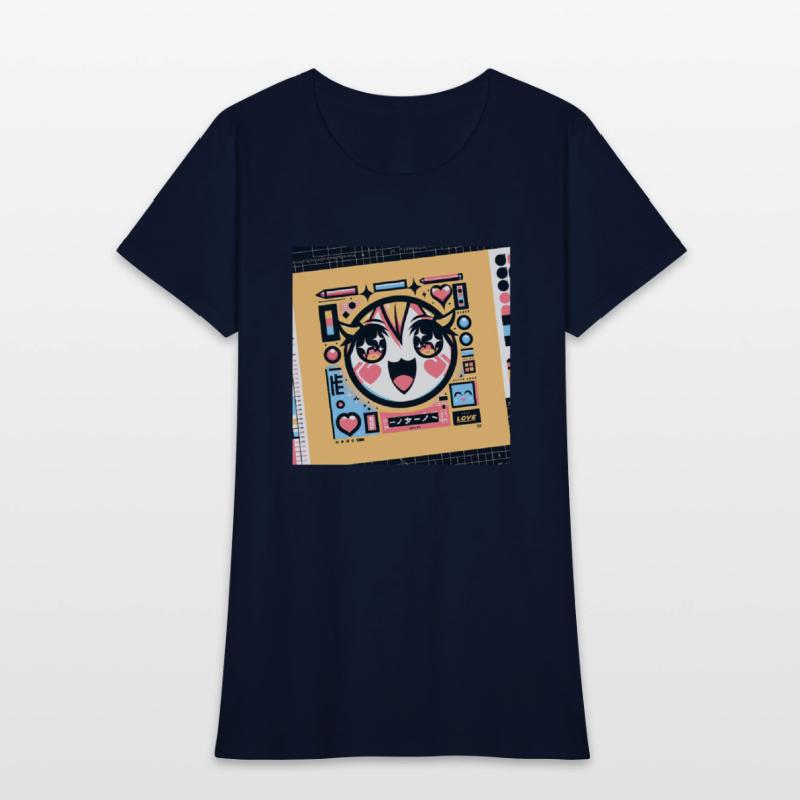 Abstract Anime Pop Art Face