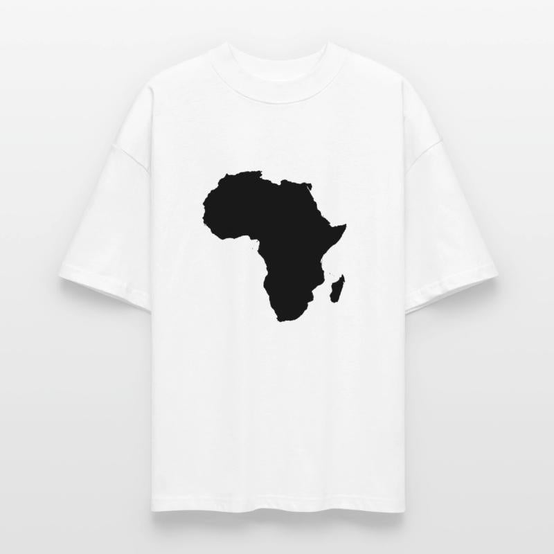 Africa map silhouette
