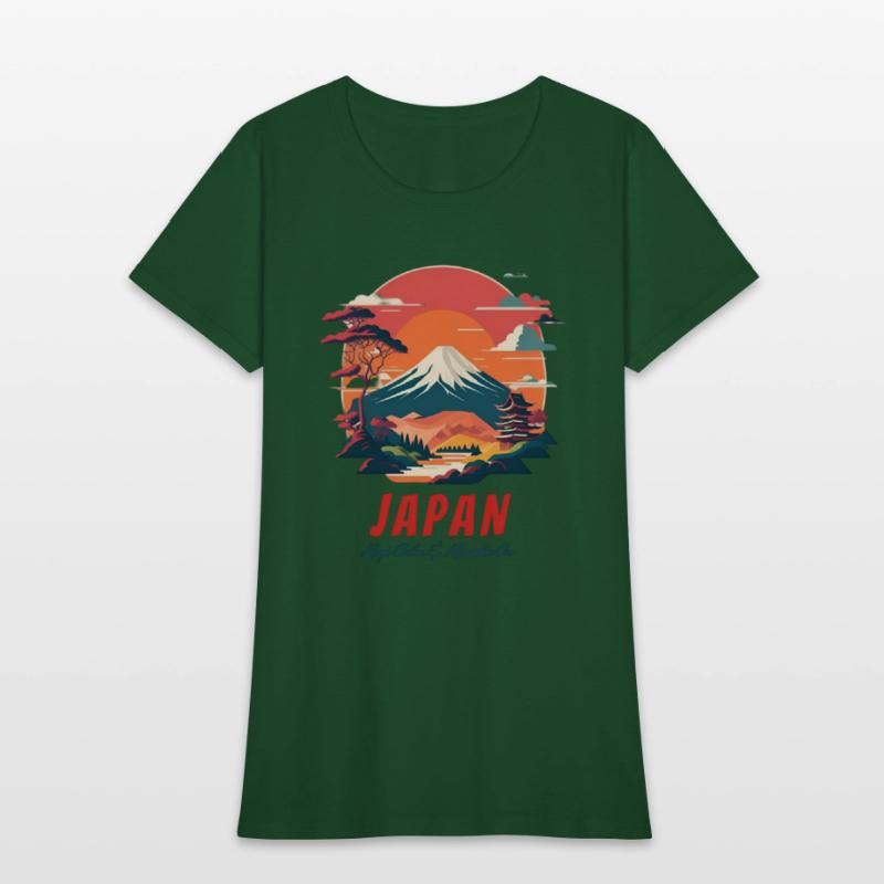 Charming Witty Japan Sunset Mt Fuji Cultural Humor