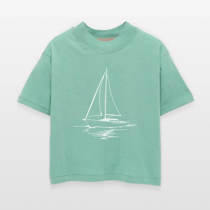 Classic Sailboat Outline