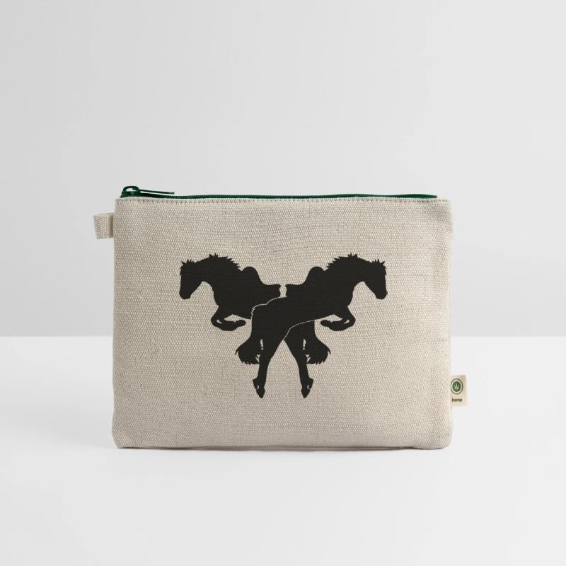 cowboy saddled horses jumping duo