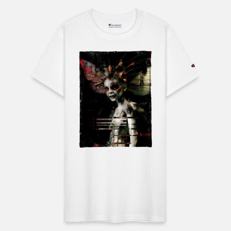 Dark Fairy Fairycore Cybergoth Glitch Graphic