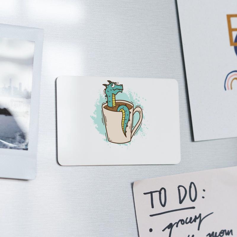 Dragon in a Cup Cute mythical Creature