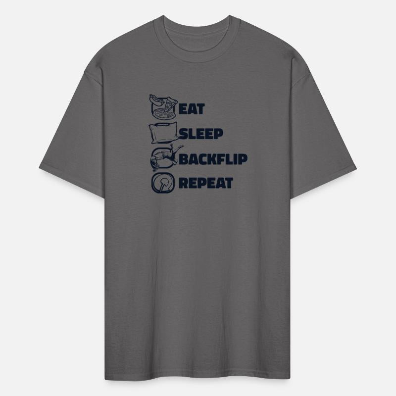 Eat Sleep Backflip Repeat Training Wall Run