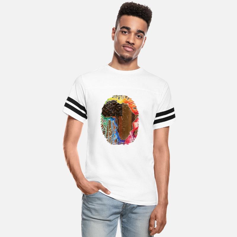 Fingerprint Juneteenth Africa DNA Melanin US Flag