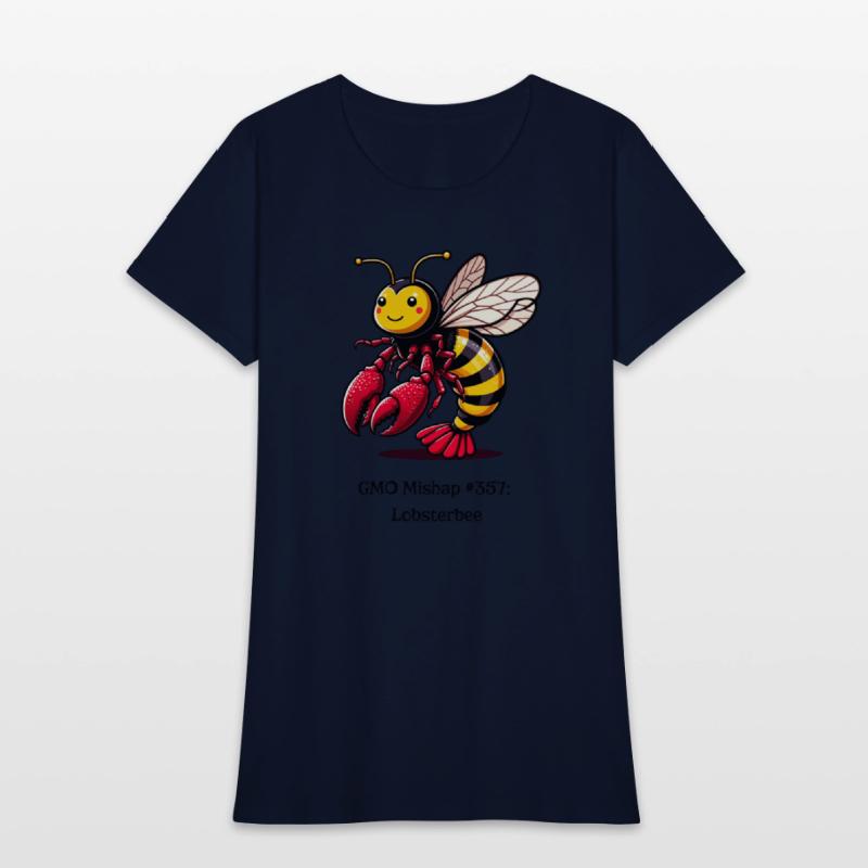Funny Genetically Mutated Lobster Bee Geek GMO