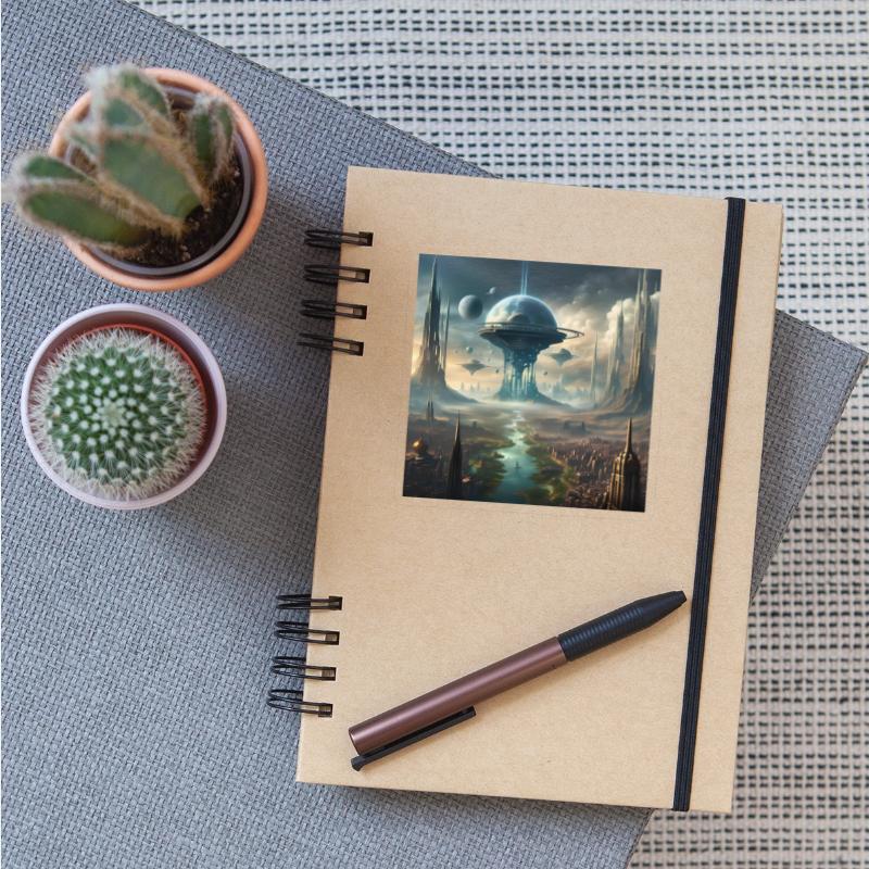 Futuristic Sci-Fi City Tower Design Alien Planet