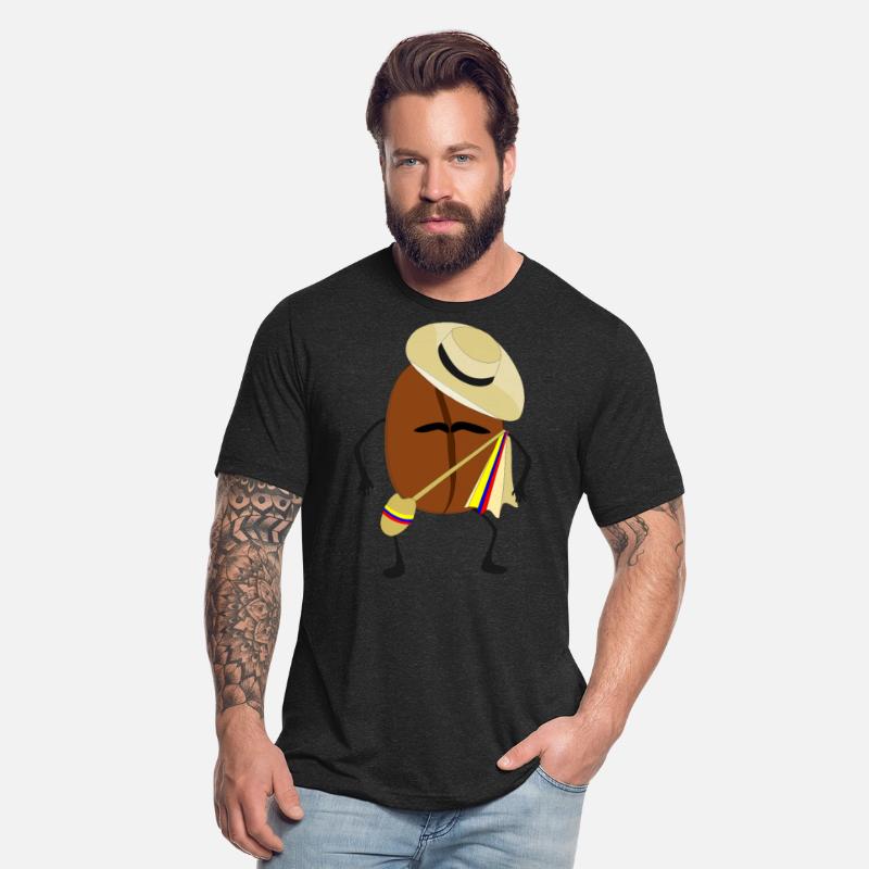 grano de cafe colombiano