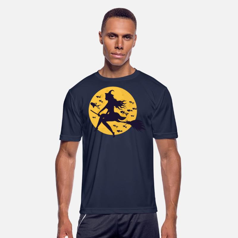 Halloween Witch on Broom Fish Creepy