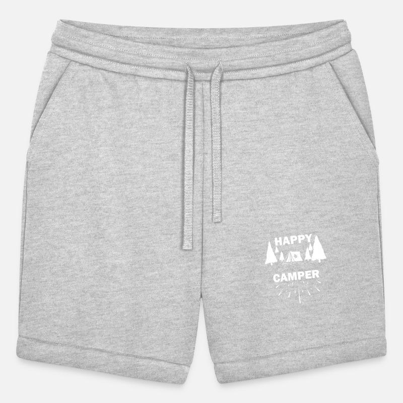 Happy camping in the mountains and nature