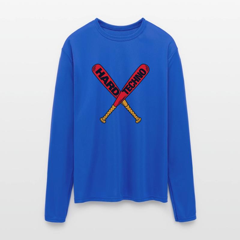 "Hard Techno" Crossed Baseball Bats – Techno Musi