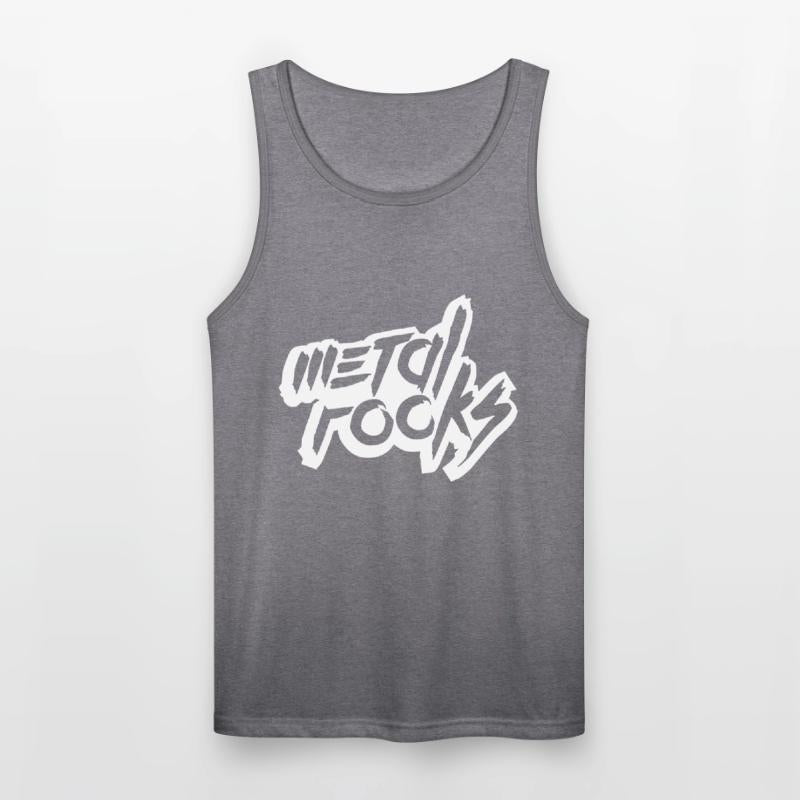 Heavy Metal Rocks Hard Rock Music Text Quote Logo