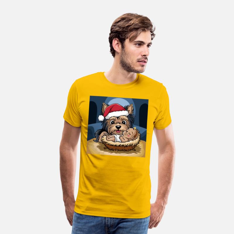 Holly child adored by Yorkshire Terrier