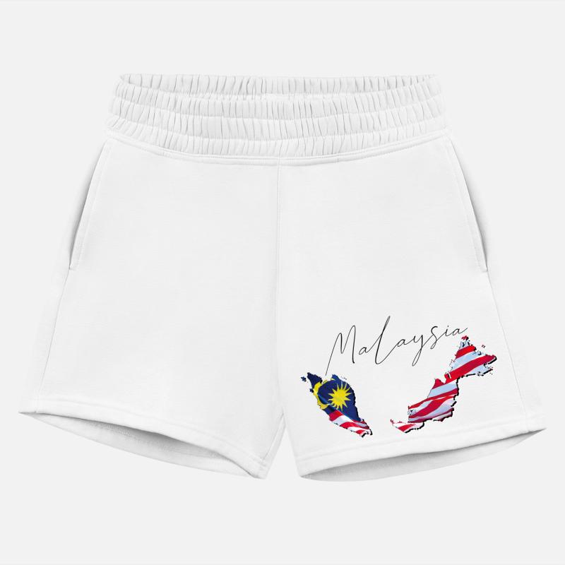 Malaysia Flag in Malaysia Map EN