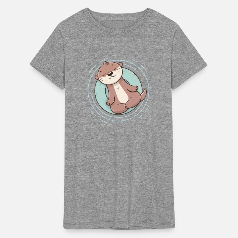 Otter enjoying a relaxing meditation