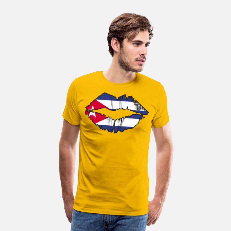 Republic Of Cuba Cuban Country Flag Kiss Lips