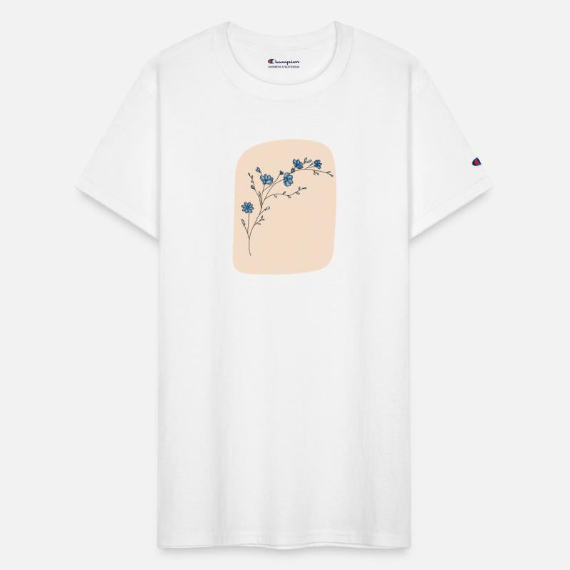 Serene Blue Blossoms