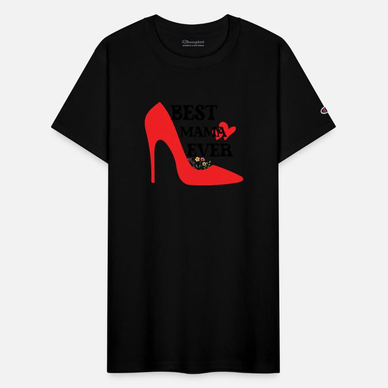 Stylish Supermom: Best Mama Ever in Red Shoes