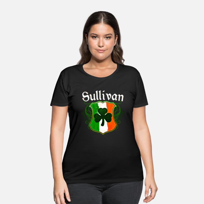 Sullivan Irish Surname Ireland Flag Shamrock