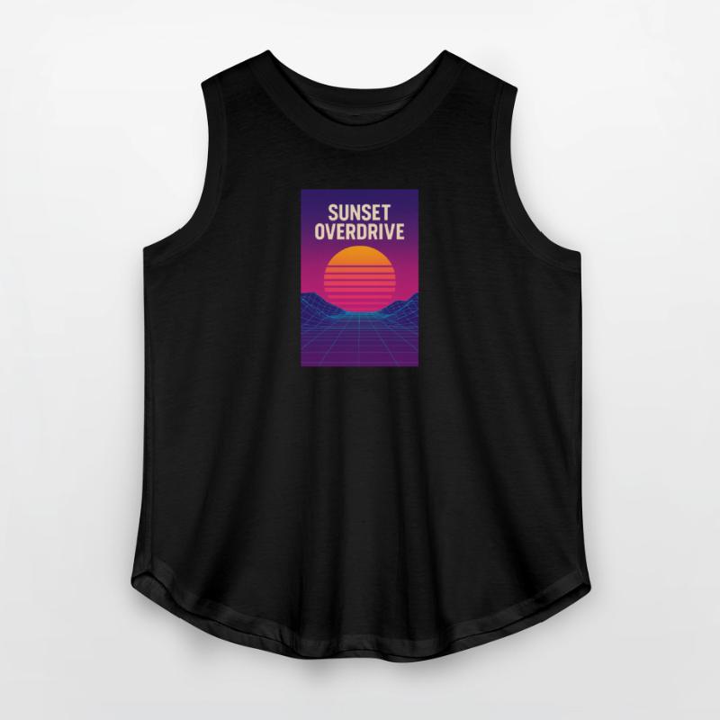 Sunset Overdrive – Vaporwave Summer Vibes Tee