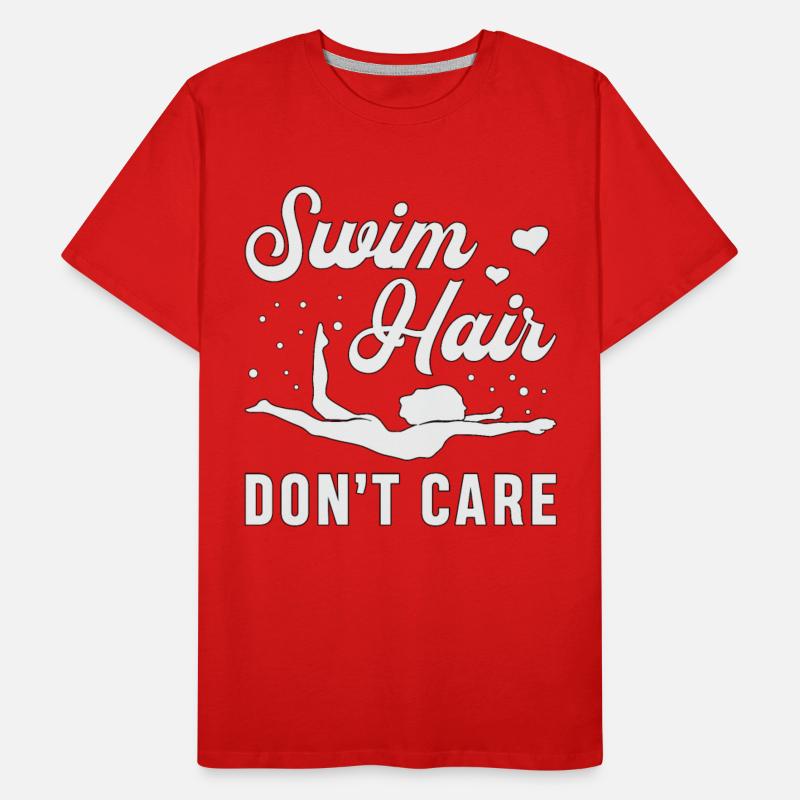 Swim Hair Don't Care Swimming Swimmer Swim Funny