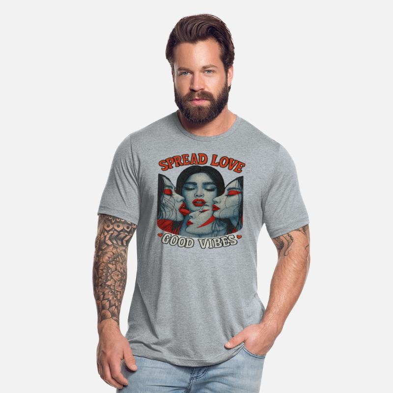 Threaded Passion – Abstract Embroidered Kiss Art