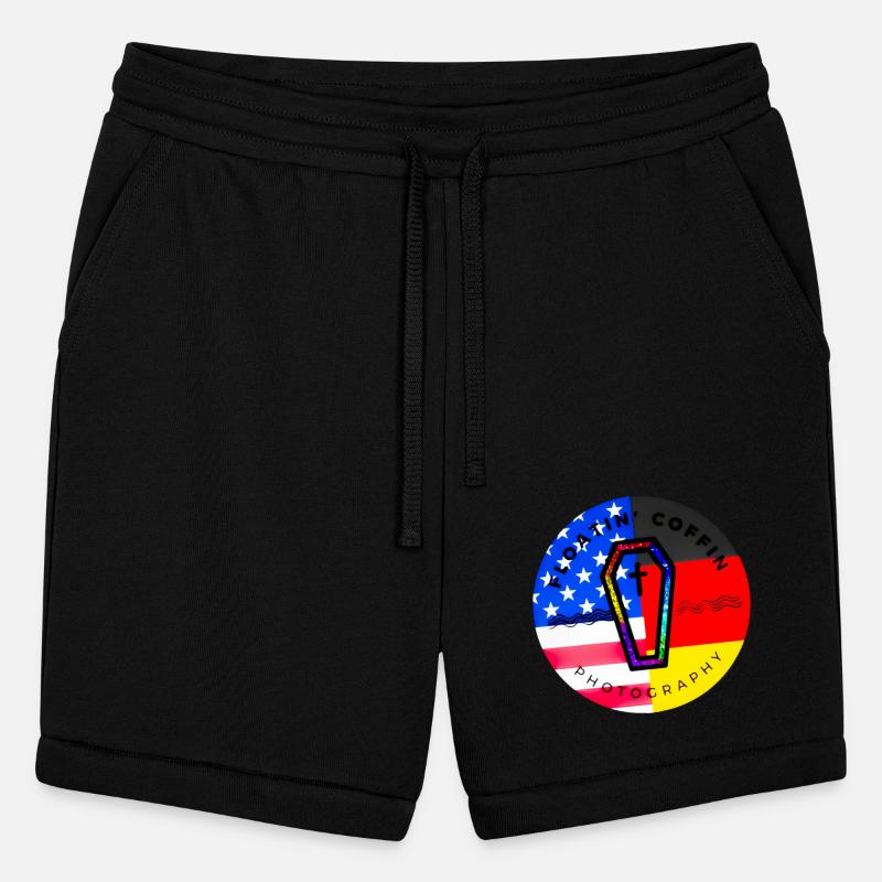 USA Germany Flag Floatin Coffin Photography