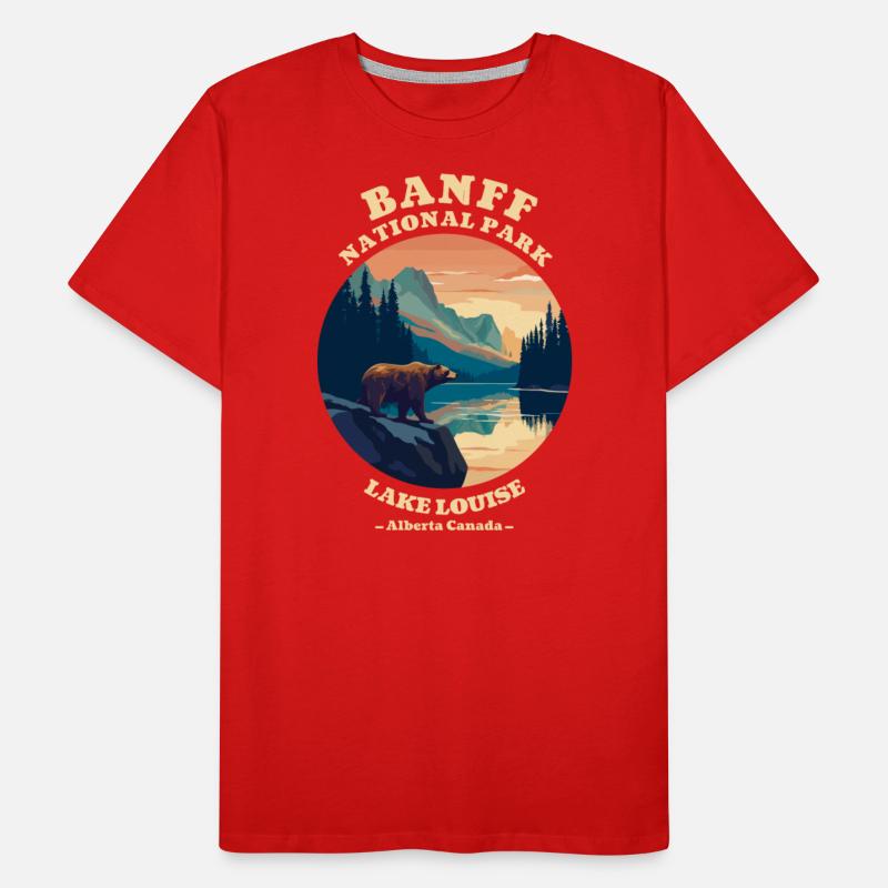 Vintage Retro Canadian Banff National Park