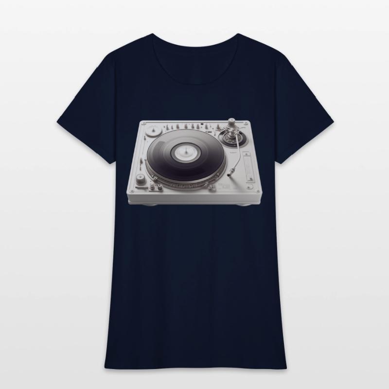 Vintage Turntable in Action