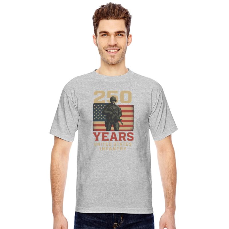 250 Years United States Infantry Patriotic Soldier