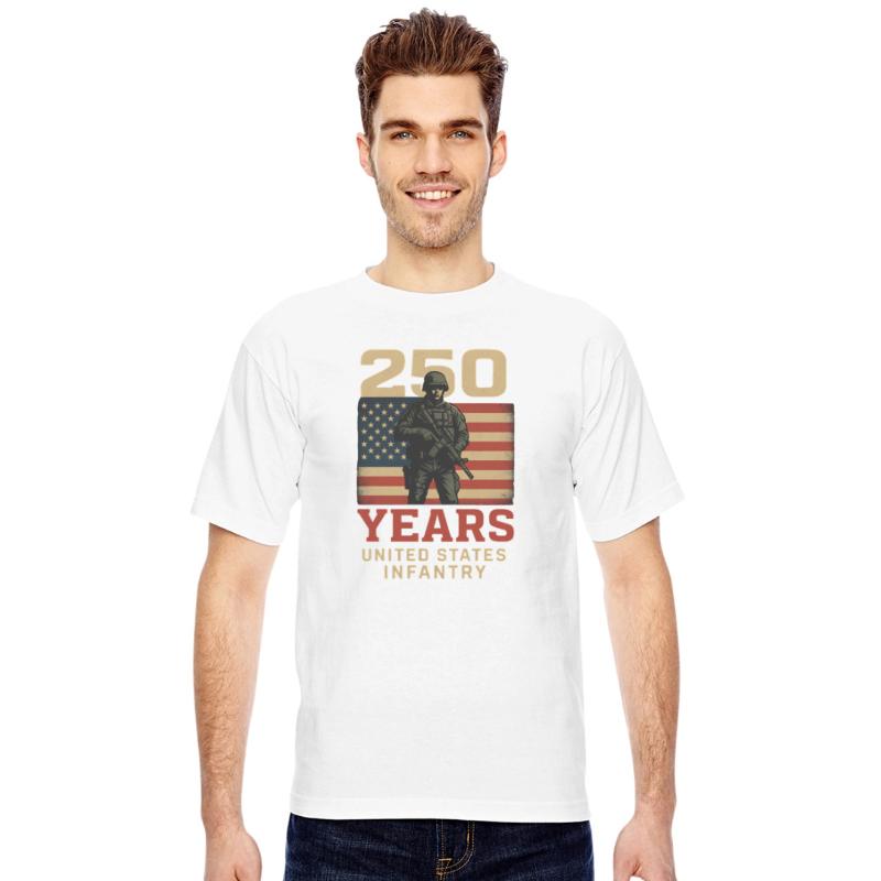250 Years United States Infantry Patriotic Soldier