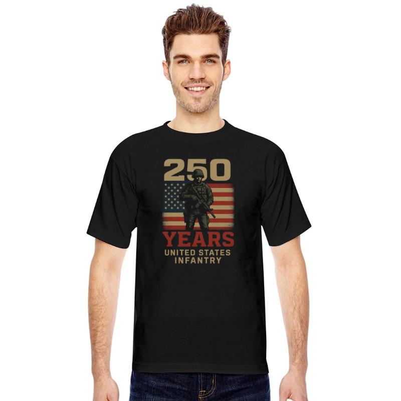 250 Years United States Infantry Patriotic Soldier
