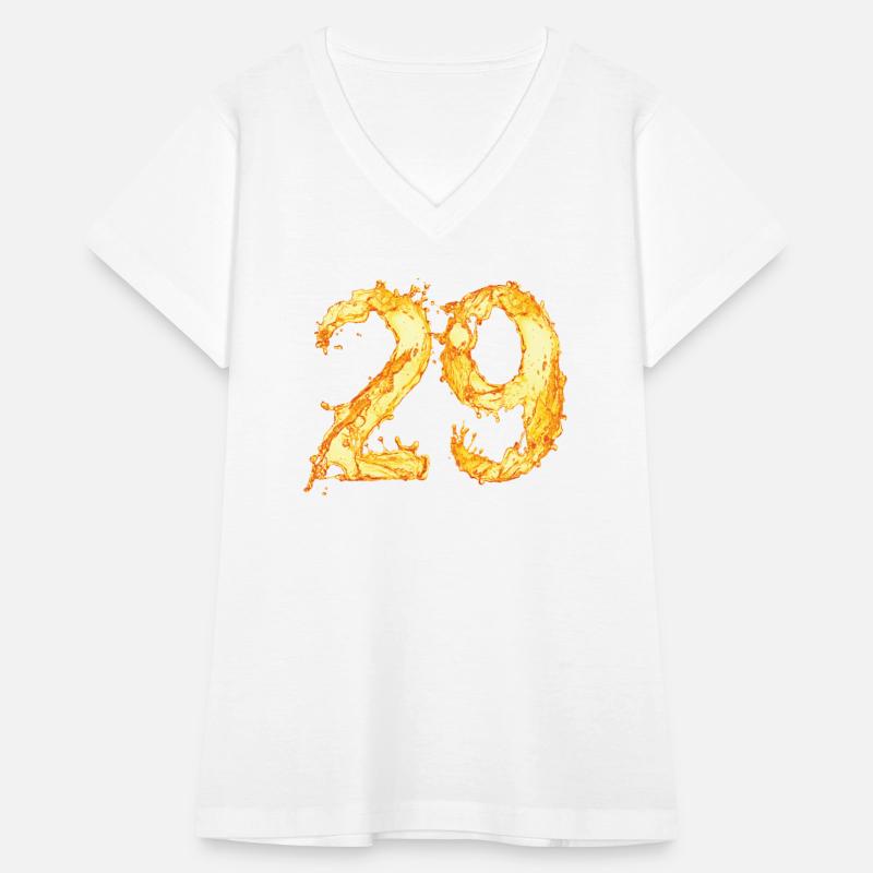 29 Birthday "yellow water splash"