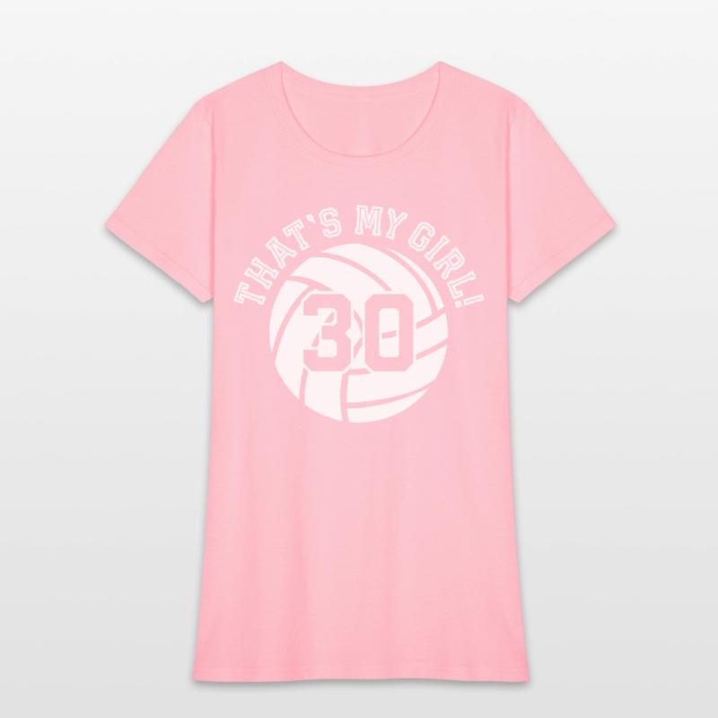 30 Volleyball Player That'S My Cheer Mom Dad Team