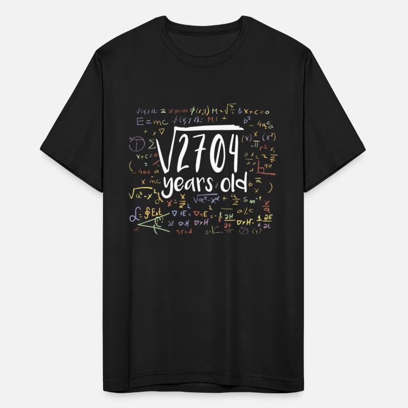 52nd Birthday Square Root of 2704: 52 Years Old