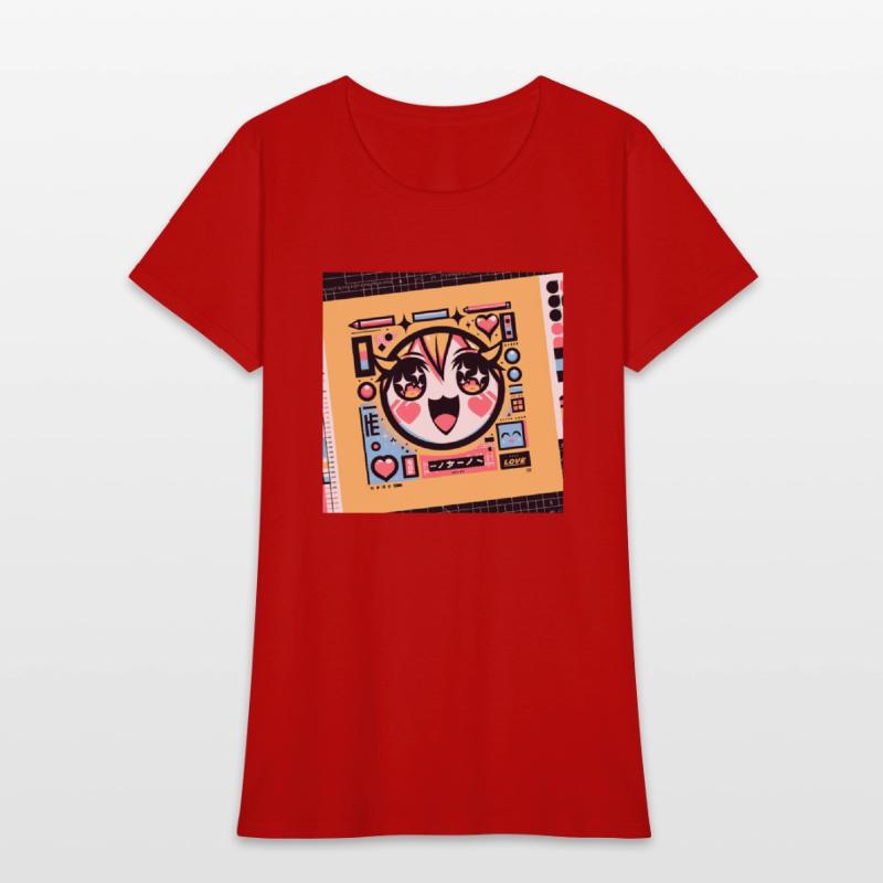 Abstract Anime Pop Art Face