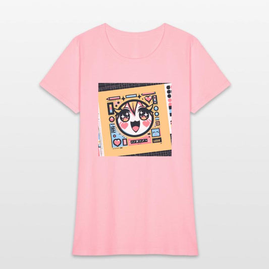 Abstract Anime Pop Art Face