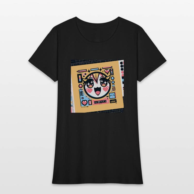 Abstract Anime Pop Art Face