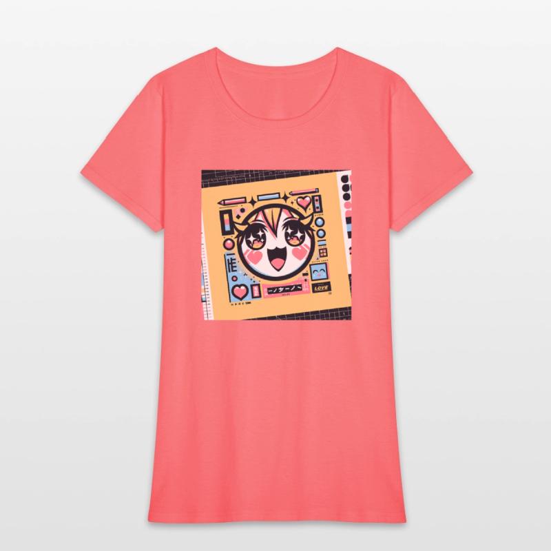 Abstract Anime Pop Art Face