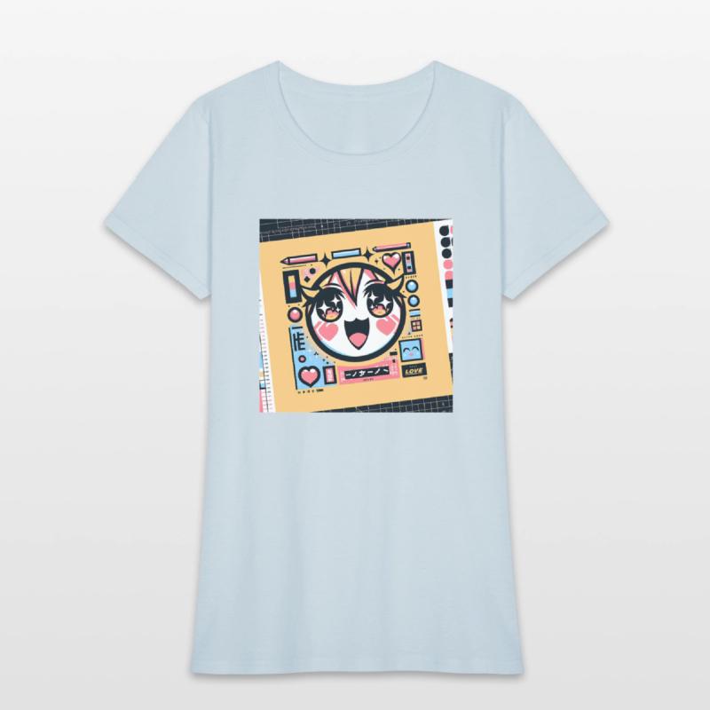 Abstract Anime Pop Art Face