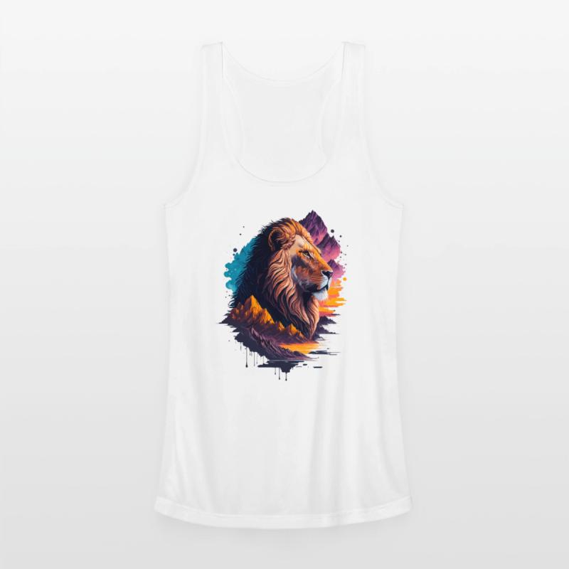 Abstract Lion illustration