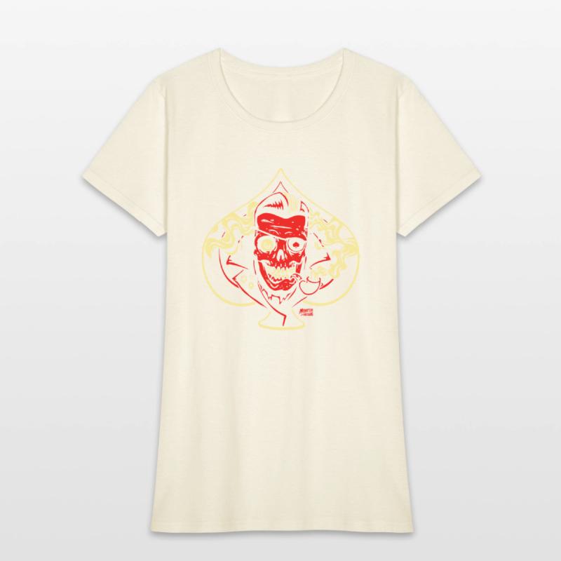 Ace of Spades Rockabilly Skull