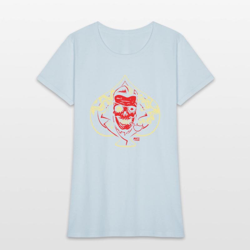 Ace of Spades Rockabilly Skull