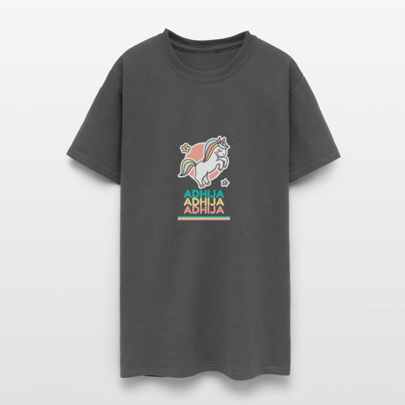 Adhija First Name Cute Unicorn