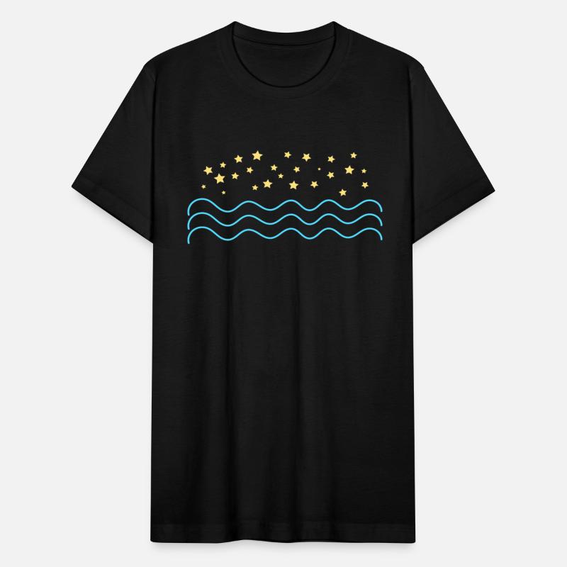 Aesthetic Waves with Stars