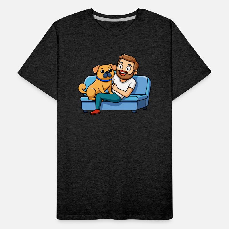 Affectionate Puggle Snuggle Digital Art