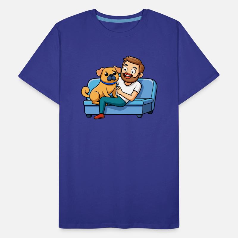 Affectionate Puggle Snuggle Digital Art