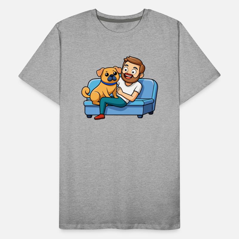 Affectionate Puggle Snuggle Digital Art