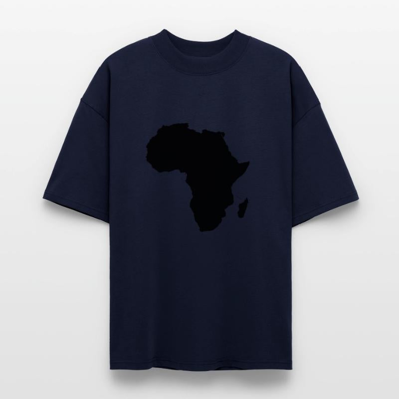 Africa map silhouette